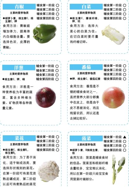 八个月宝宝蔬菜辅食指南，宝宝可以吃哪些蔬菜？